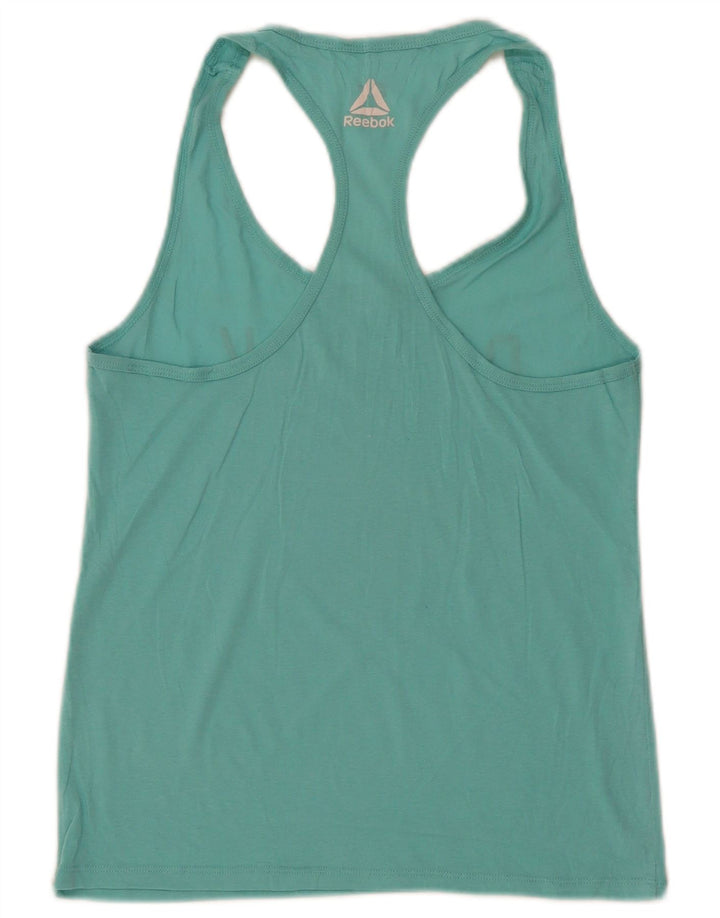 Reebok Γυναικείο Γιλέκο Γραφικών Τοπ UK 12/14 Medium Turquoise