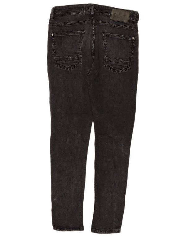 ZARA Γυναικείο στενό τζιν EU 40 Medium W31 L25 Μαύρο βαμβακερό