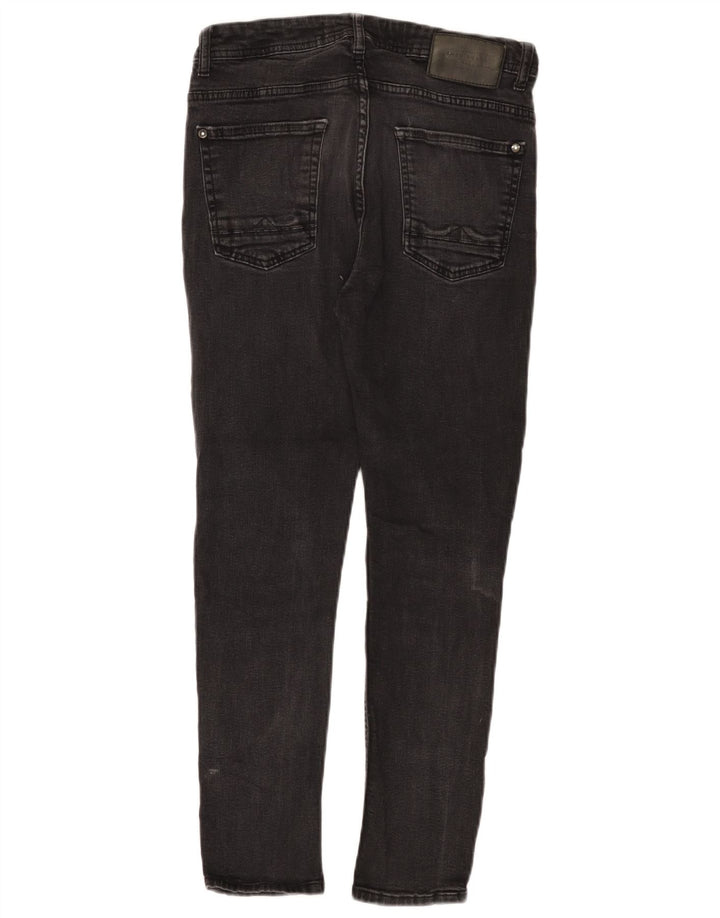 ZARA Γυναικείο στενό τζιν EU 40 Medium W31 L25 Μαύρο βαμβακερό