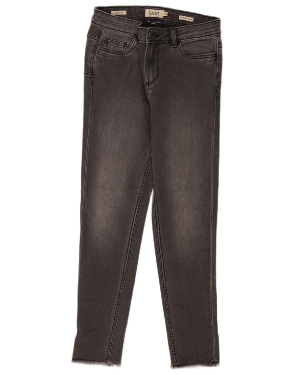 Dack's Crop Skinny Jeans IT 44 Medium W28 L25 Grey
