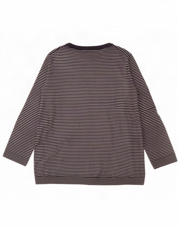 Gap γυναικείο πουλόβερ με λαιμό σκάφος UK 14 Medium Navy Blue ριγέ