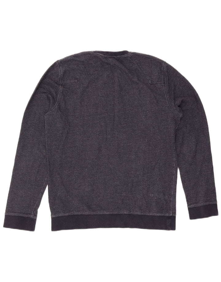 Ανδρικό γραφικό φούτερ Calvin Klein Jeans Jumper Medium Navy Blue