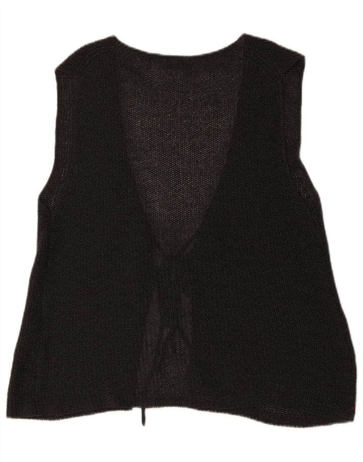 Massimo Dutti Γυναικείο Αμάνικο πουλόβερ UK 14 Medium Grey