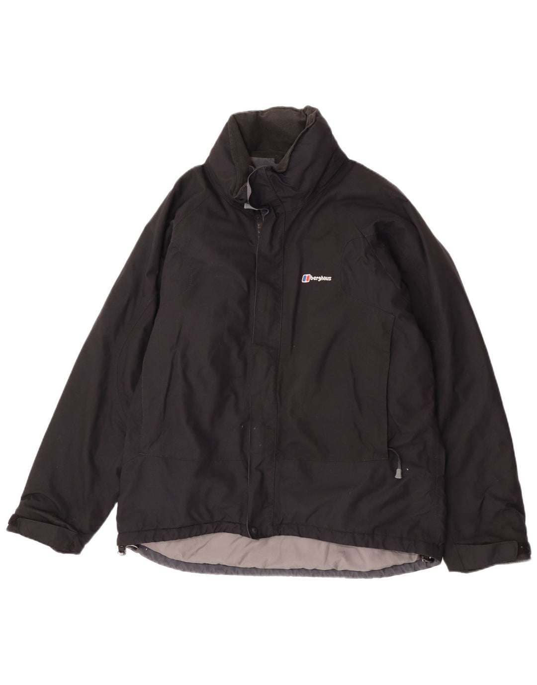 Ανδρικό μπουφάν βροχής με κουκούλα Berghaus UK 38 Medium Black Nylon