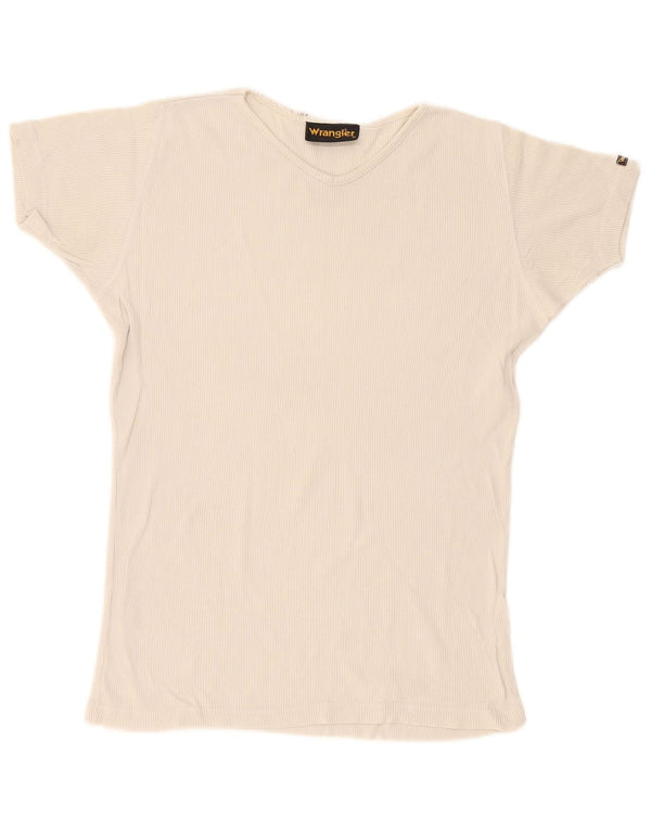 Ανδρικό T-Shirt Wrangler Top Medium Off White