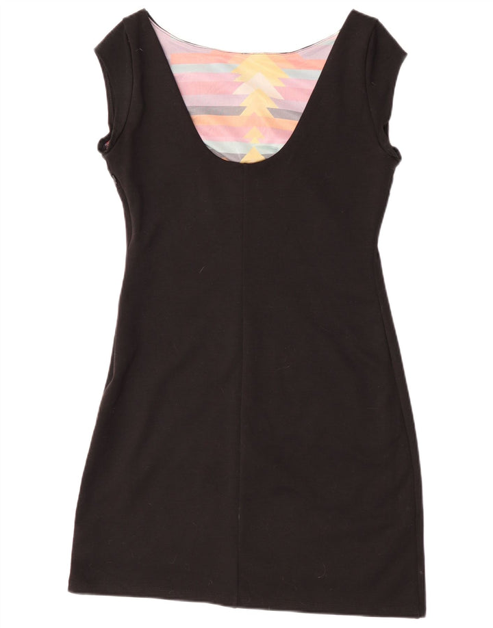 Γυναικείο φόρεμα Desigual Graphic Shift UK 14 Large Black Geometric
