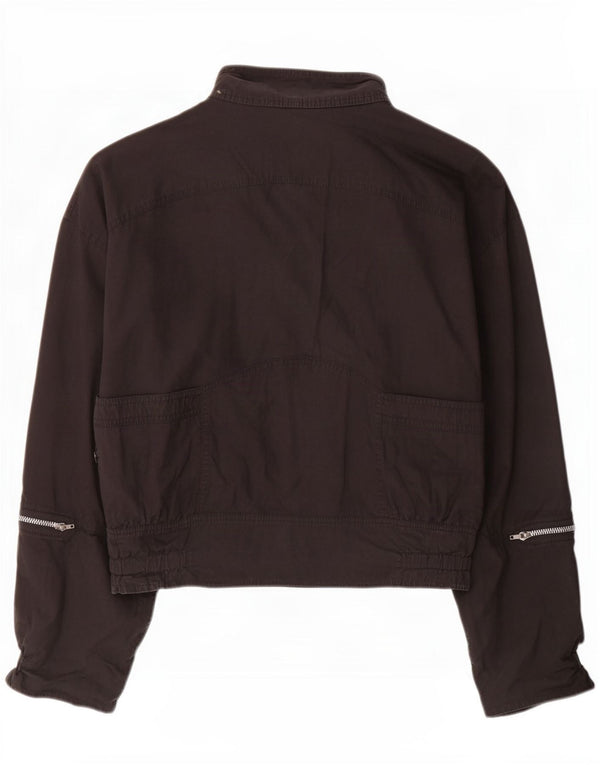 Vintage Γυναικείο Utility Jacket UK 12 Medium Black