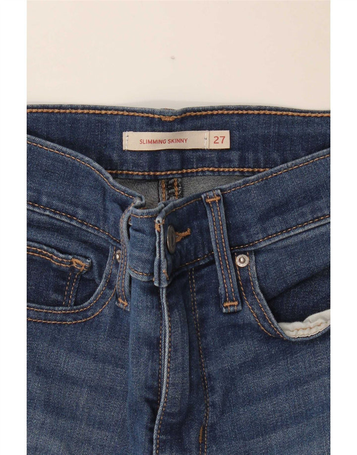 Γυναικείο Slimming Skinny Jeans Levi's W27 L29 Blue