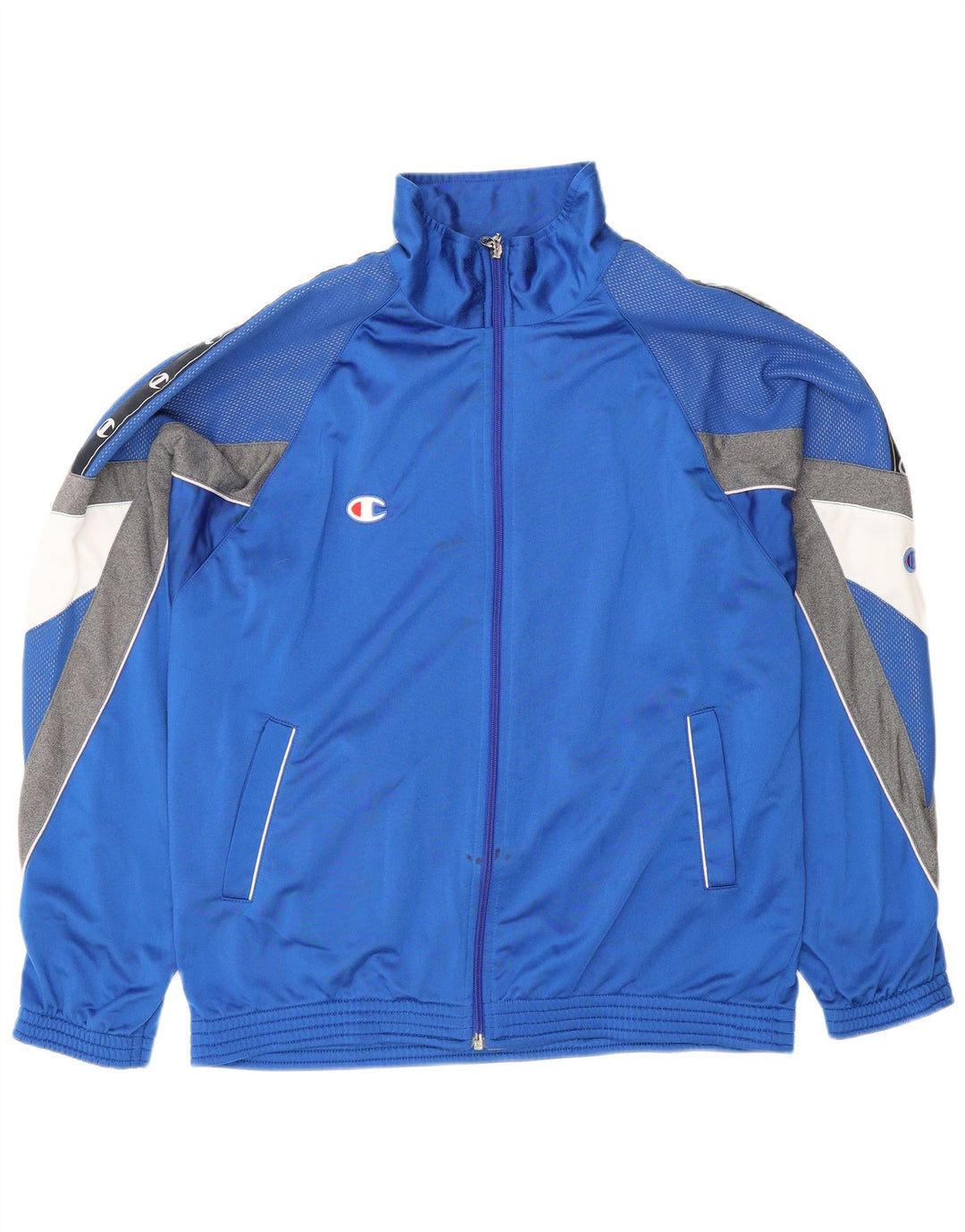 Ανδρική φόρμα Champion Graphic Top Jacket Large Blue Colorblock Polyester