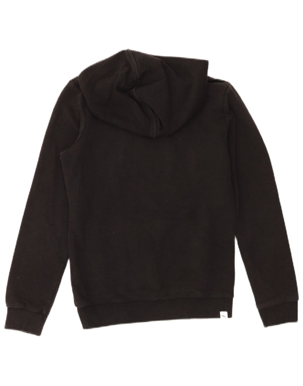 Puma Girls Graphic Hoodie Jumper 13-14 Years Black
