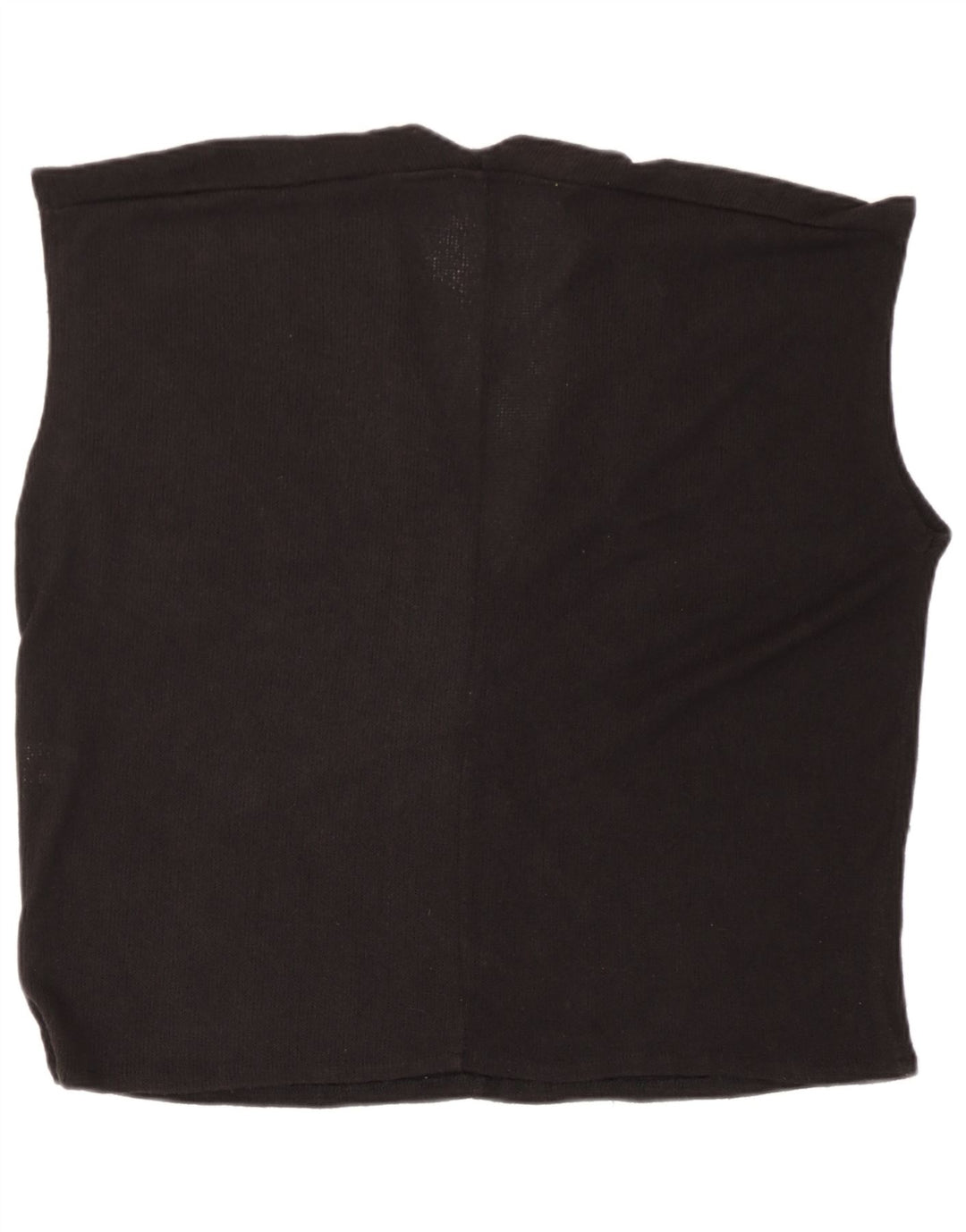 Zara Γυναικείο Γιλέκο Υπερμεγέθης Τόπ UK 10 Small Black Viscose