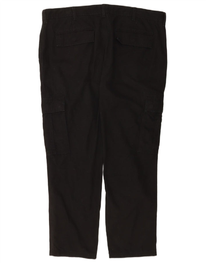 Ανδρικό Slim Cargo Παντελόνι Marks & Spencer W40 L29 Μαύρο βαμβακερό