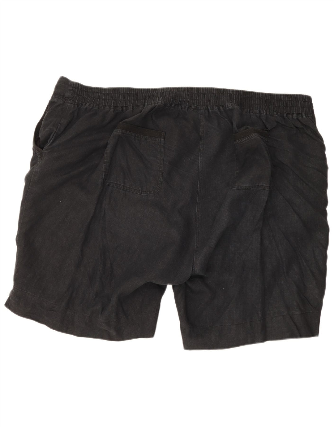 Ανδρικό σορτς Chino Marks & Spencer W52 5XL Μαύρο λινό