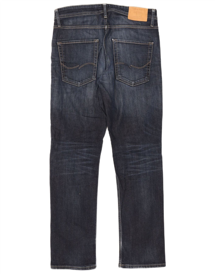 Jack & Jones Ανδρικό τζιν Clark Regular Fit ίσιο W32 L32 Μπλε