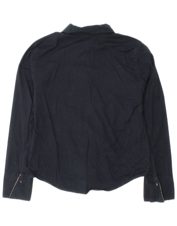 Burberry Girls πουκάμισο 7-8 ετών Navy Blue Cotton Classic