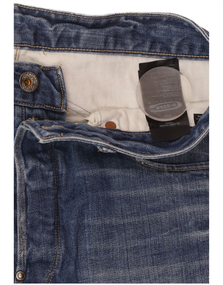 Ανδρικό τζιν σορτς G-STAR W34 μεγάλο μπλε βαμβακερό