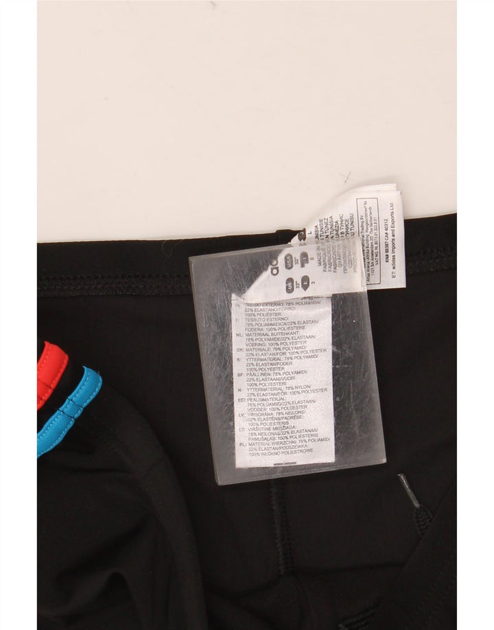 Ανδρικό σορτς κολύμβησης ADIDAS μεσαίο μαύρο νάιλον