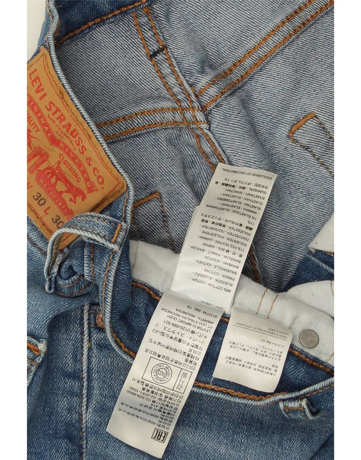 Levi's Mens 511 Slim Jeans W30 L30 Blue Cotton