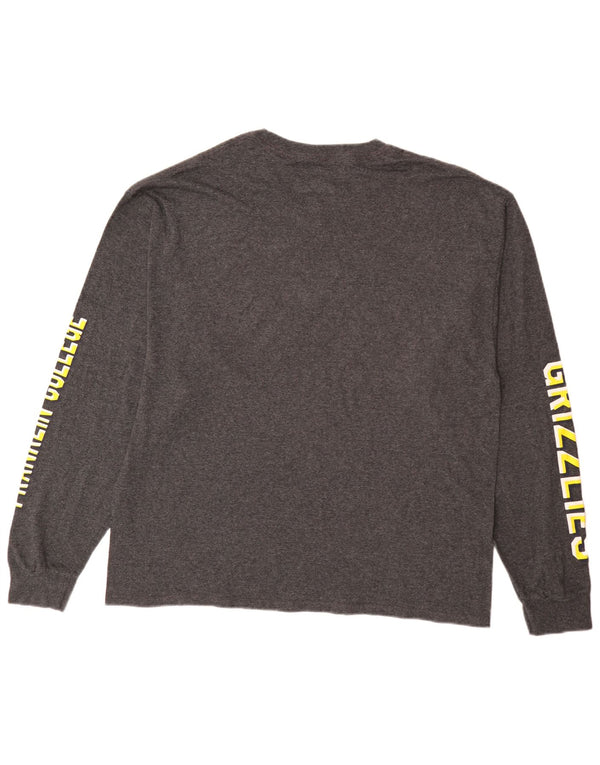 Champion Mens Franklin College Graphic Top Μακρυμάνικο XL Γκρι βαμβακερό