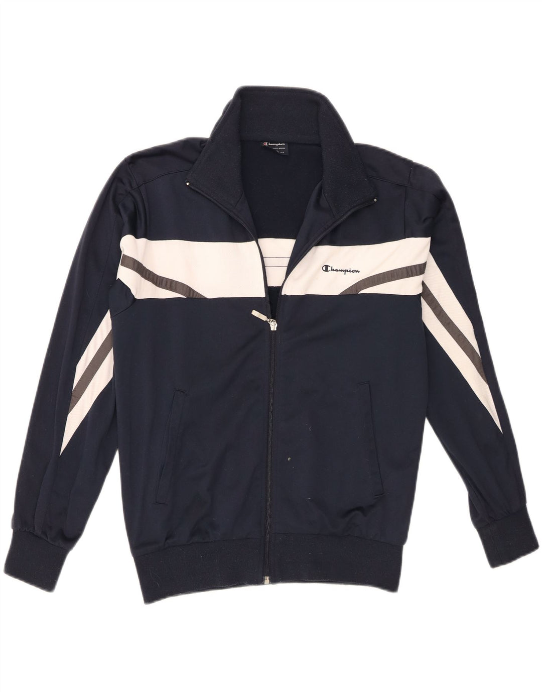Ανδρική φόρμα Champion Top Jacket Small Navy Blue Colorblock Polyester