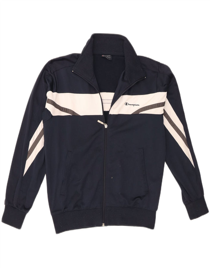 Ανδρική φόρμα Champion Top Jacket Small Navy Blue Colorblock Polyester