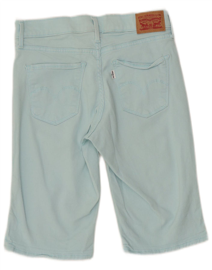 Γυναικείο τζιν σορτς LEVI'S W27 Μικρό βαμβακερό τιρκουάζ