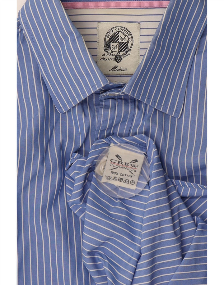 Ανδρικό πουκάμισο Crew Clothing, Βαμβακερό με μεσαίο μπλε pinstripe