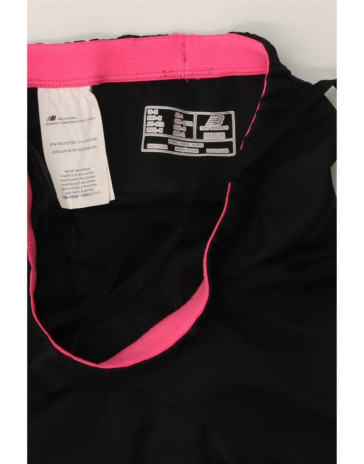 New Balance Γυναικεία αθλητική φόρμα Capri Παντελόνι UK 12 Μεσαίου Μαύρου Πολυεστέρα