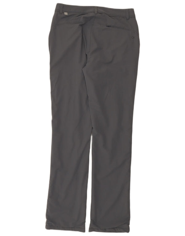 Calvin Klein Γυναικείο γκολφ ίσιο παντελόνι Chino UK 10 Small W30 L33 Grey