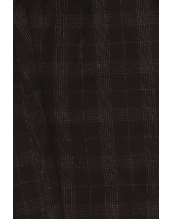 Zara Ανδρικό κωνικό παντελόνι Chino Medium W31 L28 Black Check
