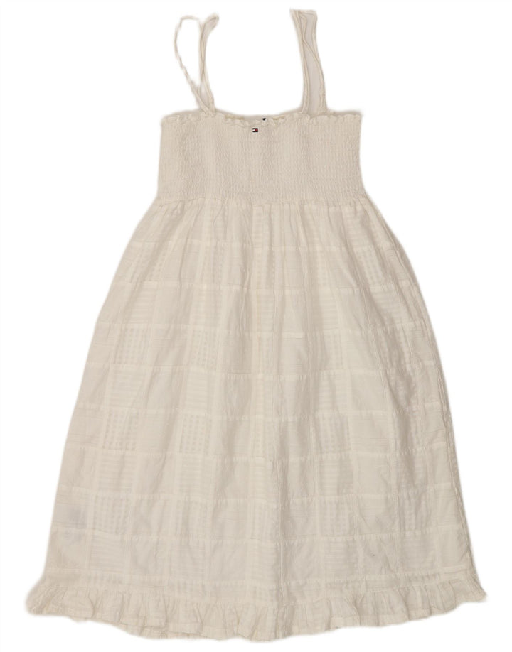 Tommy Hilfiger Γυναικείο Sundress UK 8 Small White Check Cotton