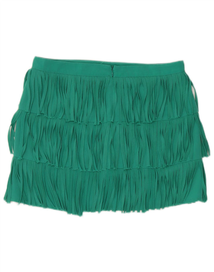 Zara Γυναικεία Μίνι Φούστα Medium W28 Green Polyester