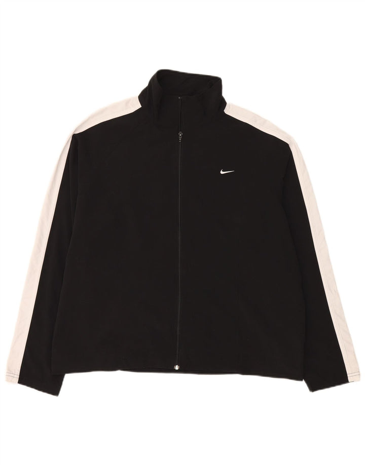 Γυναικεία φόρμα Nike Top Jacket US 12/14 Large Black Colorblock Polyester