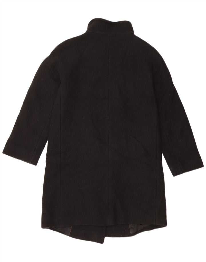 Γυναικείο πανωφόρι Massimo Dutti Loose Fit EU 34 2XS Μαύρο μάλλινο