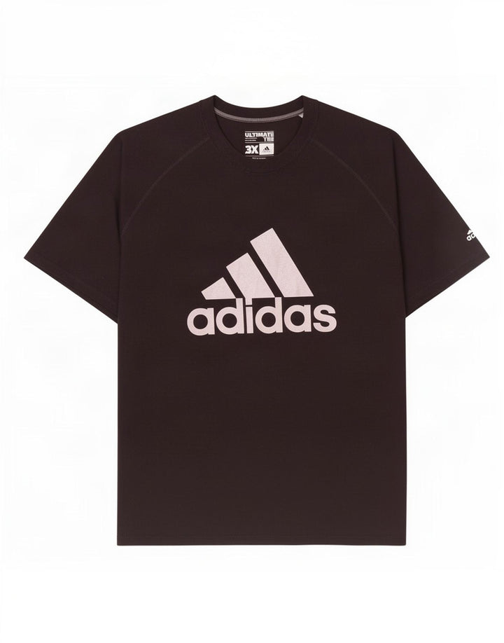 Ανδρικό γραφικό T-Shirt Adidas Top 3XL Μαύρο Πολυεστέρας