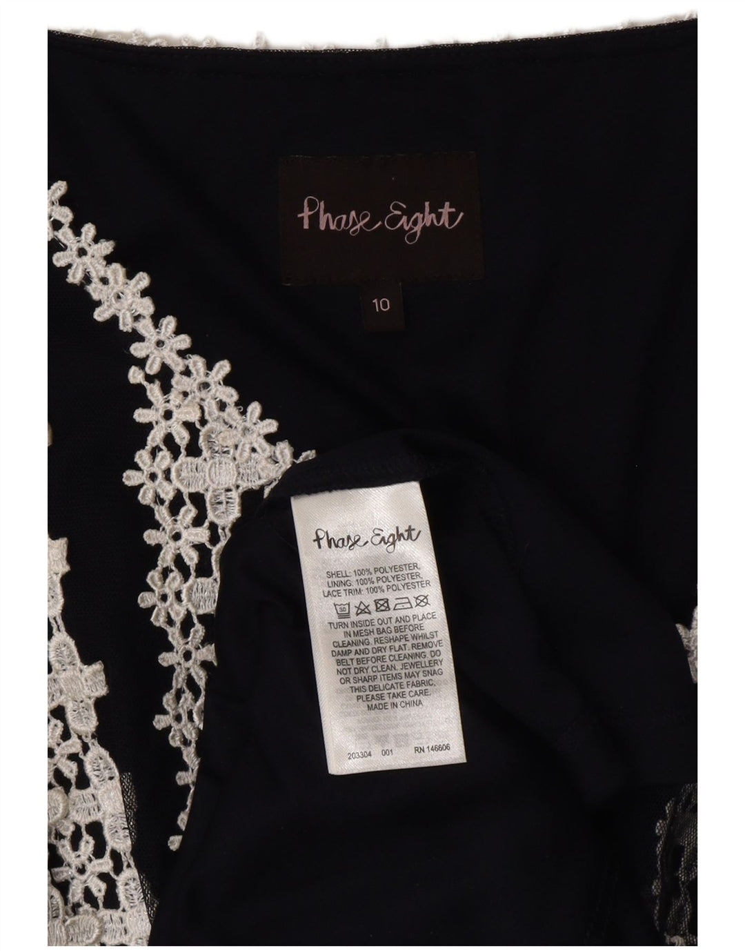 ΦΑΣΗ ΟΓΔΟ Γυναικείο Αμάνικο Maxi Φόρεμα UK 10 Small Navy Blue Floral