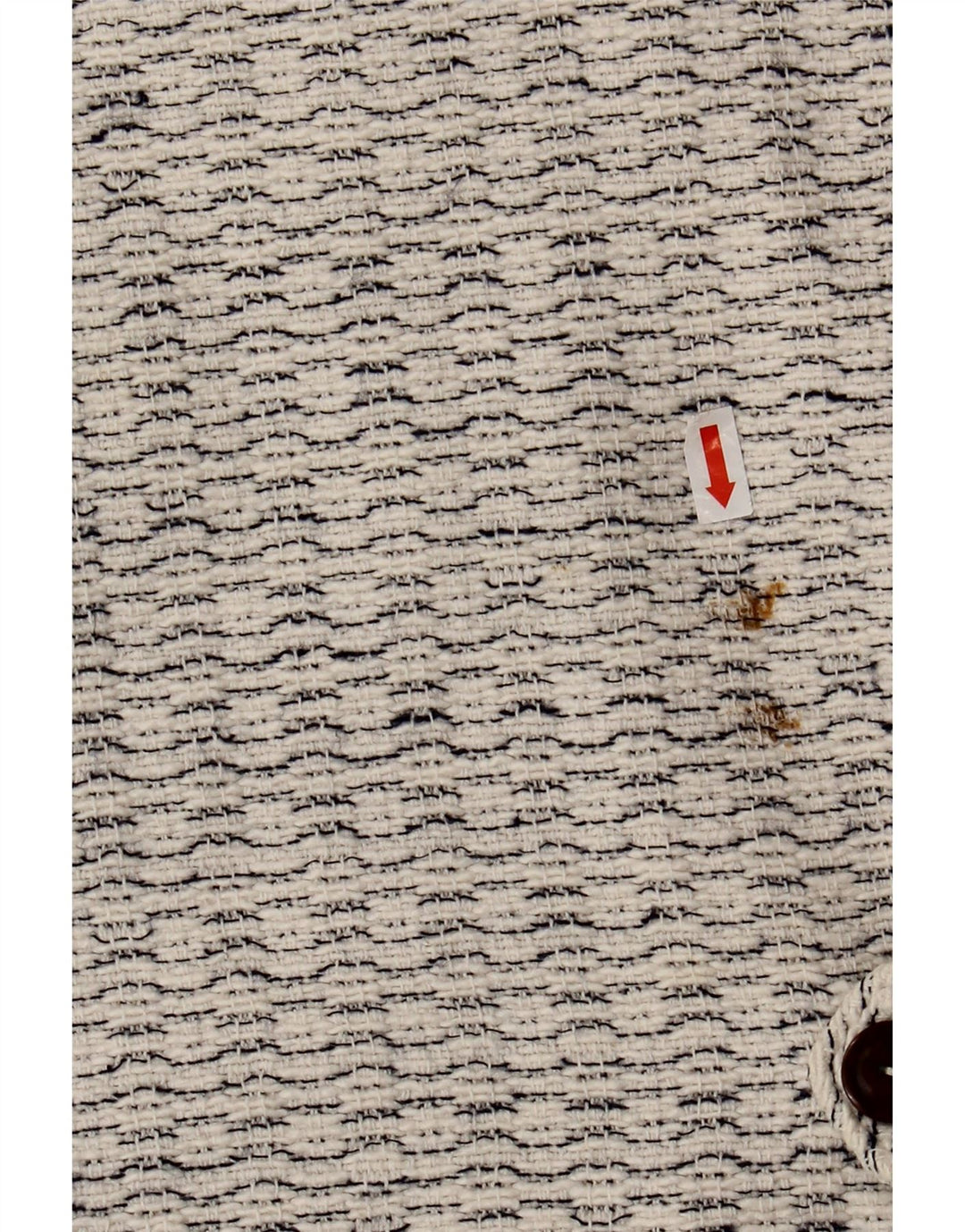 Vintage Ανδρικό Γιλέκο Μεσαίο Λευκό Flecked