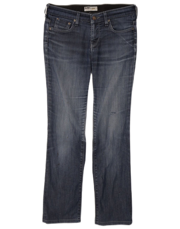 Lee Womens Rice Bootcut Jeans W28 L27 Μπλε βαμβακερό