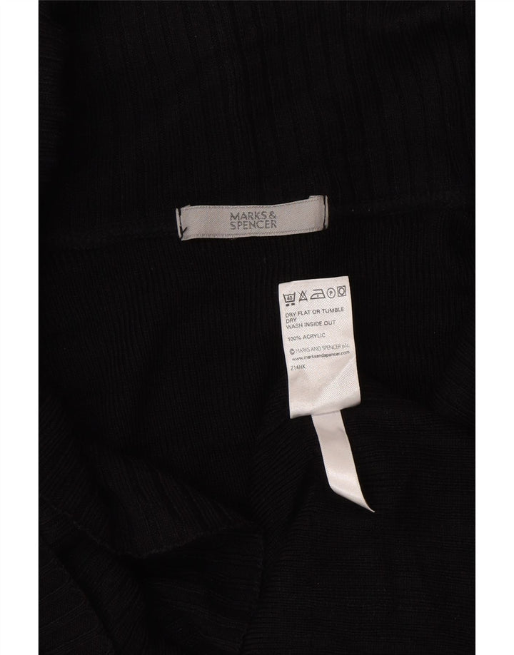 Marks & Spencer Γυναικεία Ζακέτα πουλόβερ UK 12 Μεσαίο Μαύρο Ακρυλικό