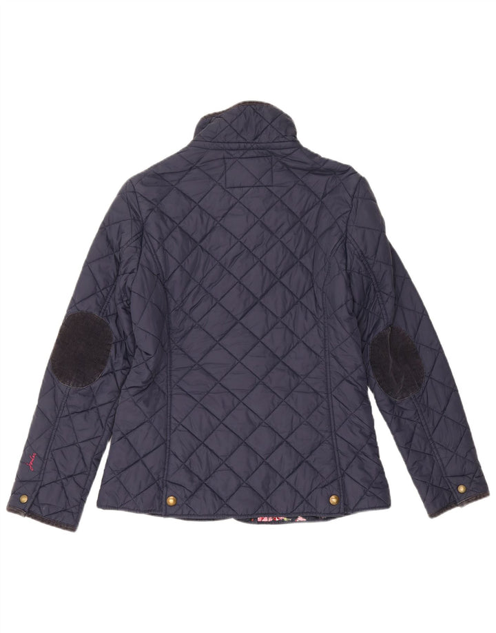 Joules Γυναικείο Καπιτονέ μπουφάν UK 12 Medium Navy Blue Cotton