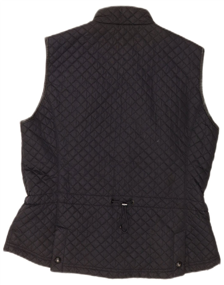 Massimo Dutti Γυναικεία καπιτονέ Gilet UK 18 XL Μαύρος Πολυεστέρας