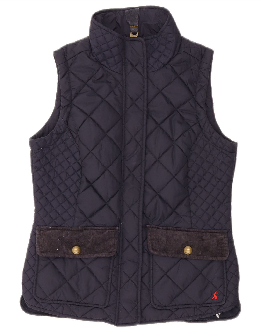 JOULES Γυναικείο Καπιτονέ Gilet UK 8 Μικρός πολυεστέρας Navy Blue