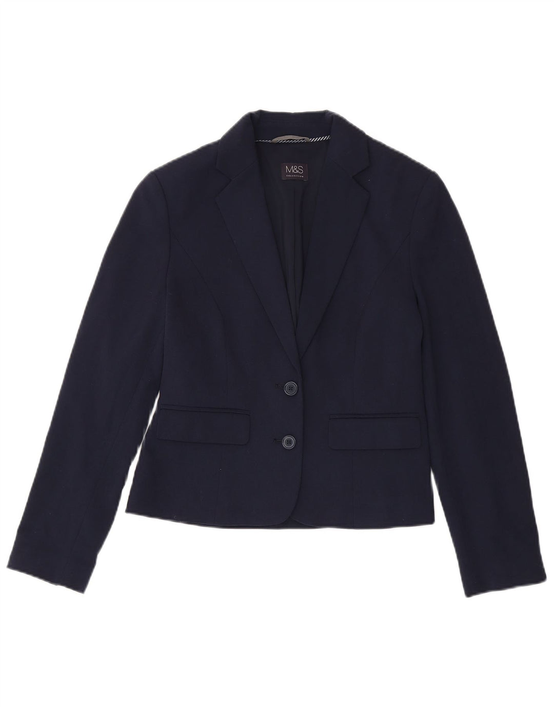 Marks & Spencer Γυναικείο σακάκι 2 κουμπιών UK 8 Small Navy Blue