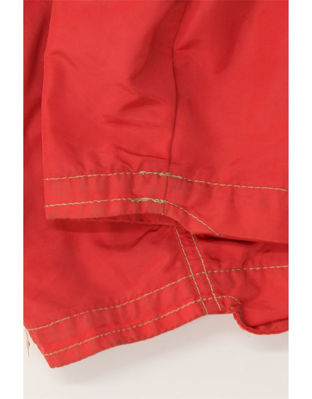 JECKERSON Mens Military Jacket UK 38 Medium Red Nylon Vintage Jeckerson and Second-Hand Jeckerson from Messina Hembry 