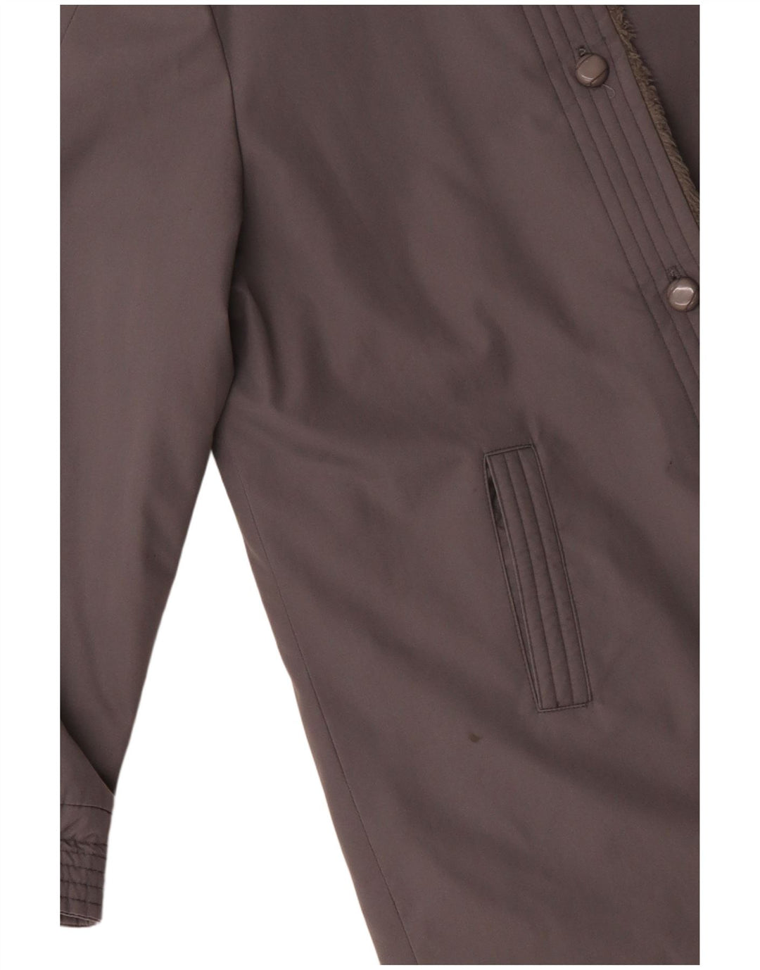 DANNIMAC Γυναικείο παλτό Sherpa UK 18 XL Γκρι βαμβακερό