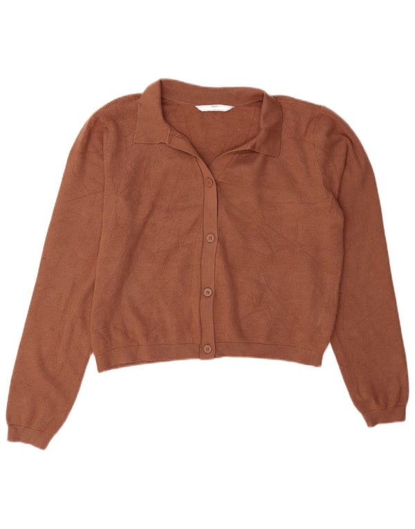Marks & Spencer Girls Crop Cardigan πουλόβερ καφέ βισκόζη 14-15 ετών
