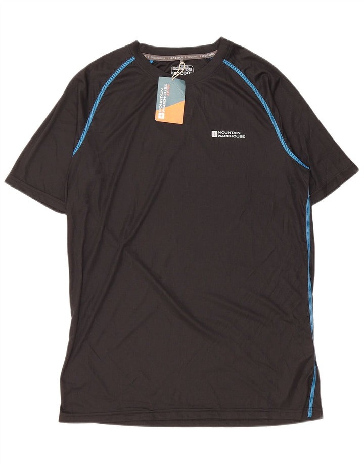 Ανδρικό T-Shirt Mountain Warehouse Top Medium Black Polyester