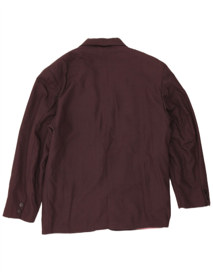 Wampum Ανδρικό σακάκι σακάκι με 2 κουμπιά UK 38 μεσαία μπορντό βισκόζη