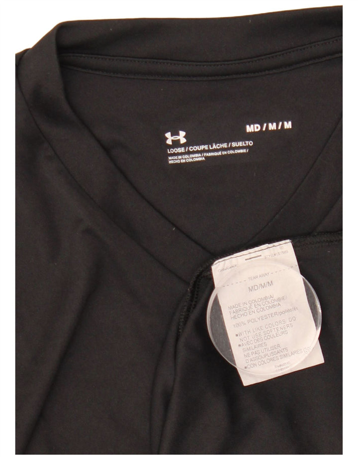 Ανδρικό T-Shirt UNDER Armour Top Medium Μαύρο Πολυεστέρας