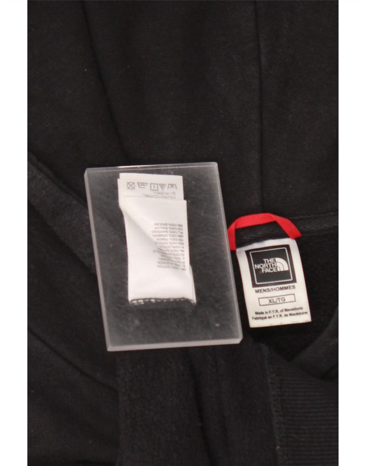 THE NORTH FACE Ανδρικό γραφικό κουκούλα Jumper XL Μαύρο βαμβακερό